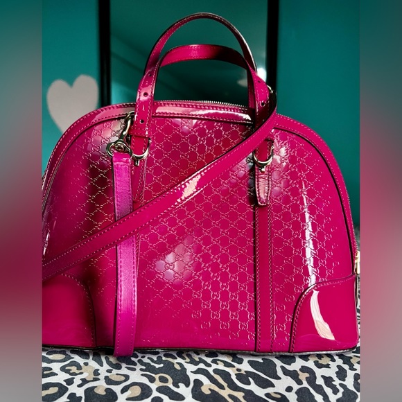 Gucci Microguccissima Bag Hot Pink HTF Gorgeous pls read description 🩷 - Picture 10 of 13